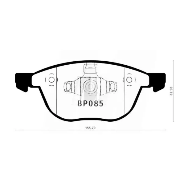 Pastilla de freno para mazda 3 2004 2007 2.3